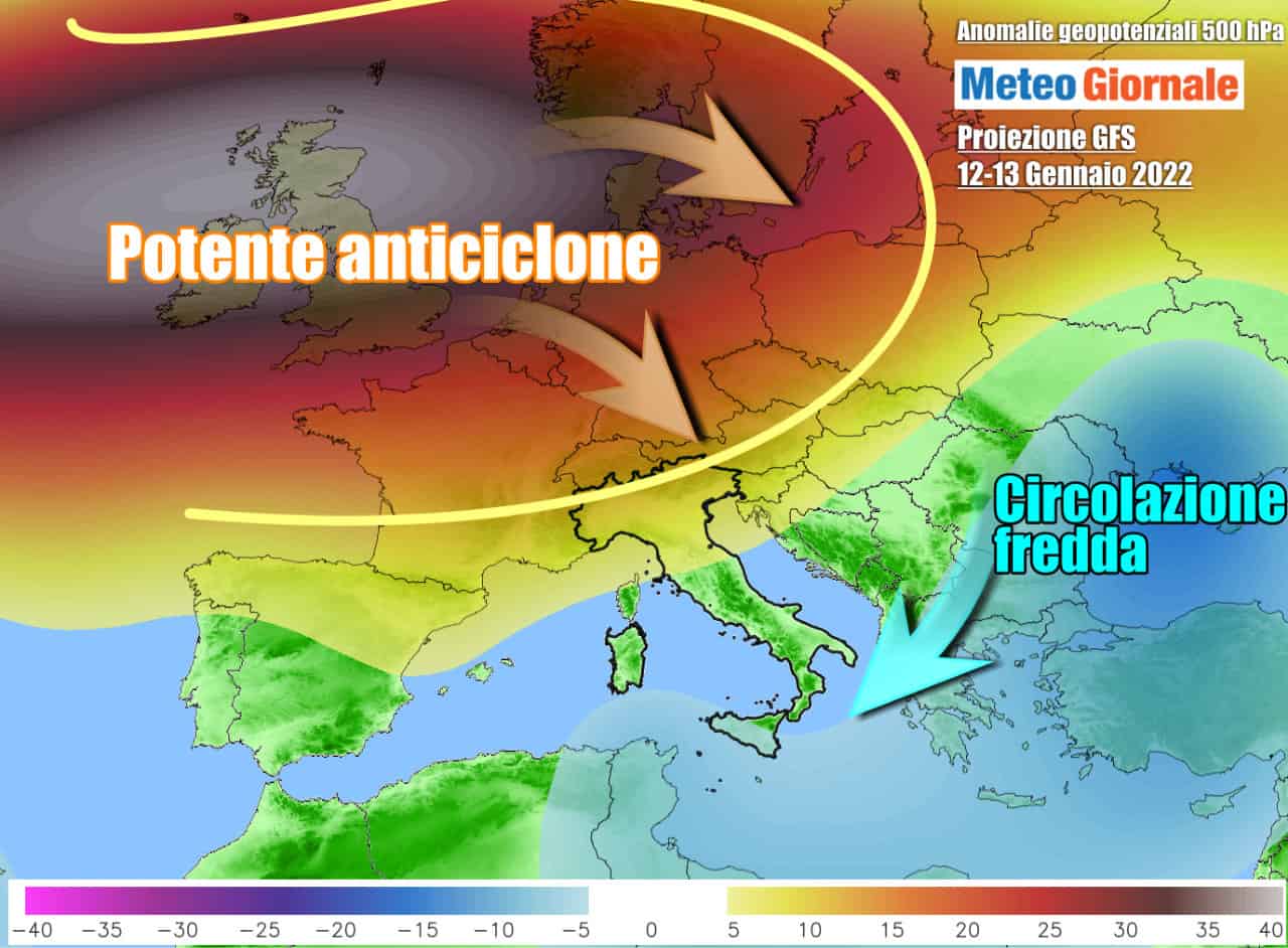METEO, torna lo spauracchio anticiclone. Anomalia senza fine