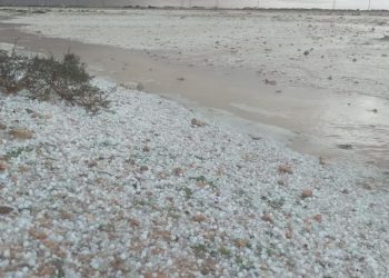 grandine egitto3 350x250 - Australia, freddo, battaglia di canguri sotto la neve. Video meteo