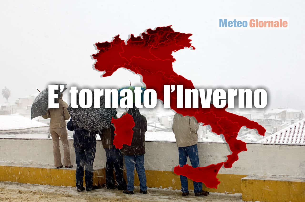 Botta di GELO da est, un colpo improvviso del meteo INVERNALE