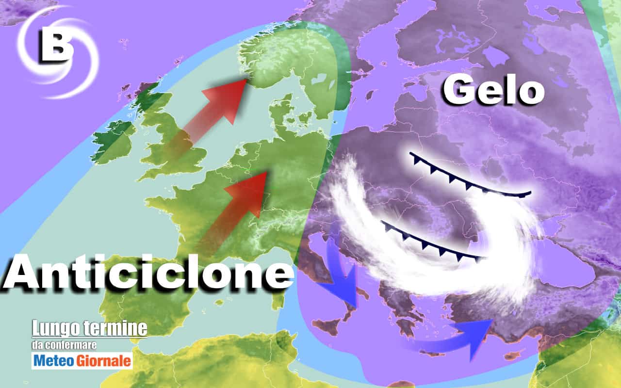 Meteo Italia al 3 febbraio: GELO da est, lambirà le nostre regioni
