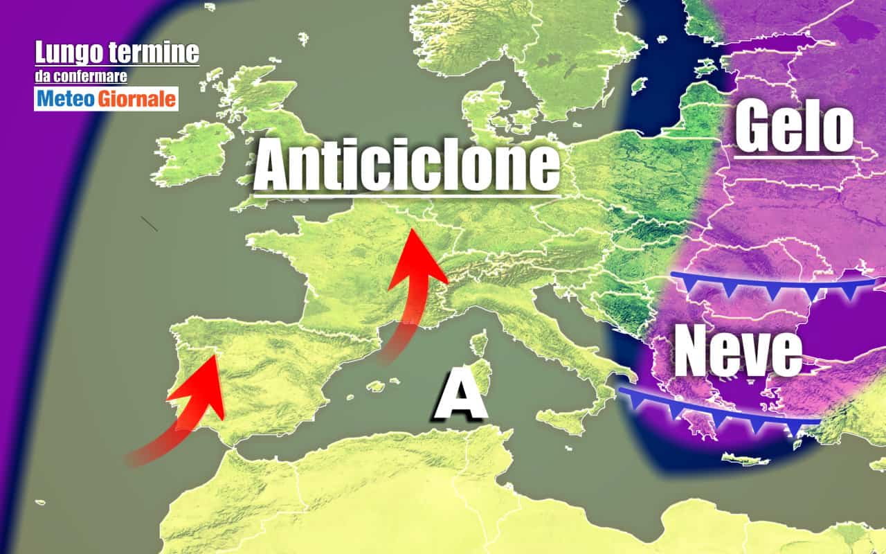 Meteo Italia al 4 febbraio: rischio ANTICICLONE, prima del GELO