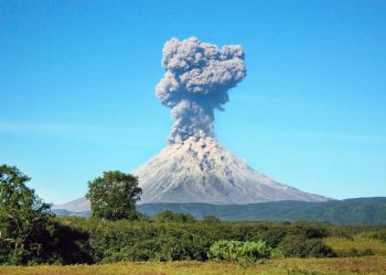 Eruzione vulcanica in Kamchatka