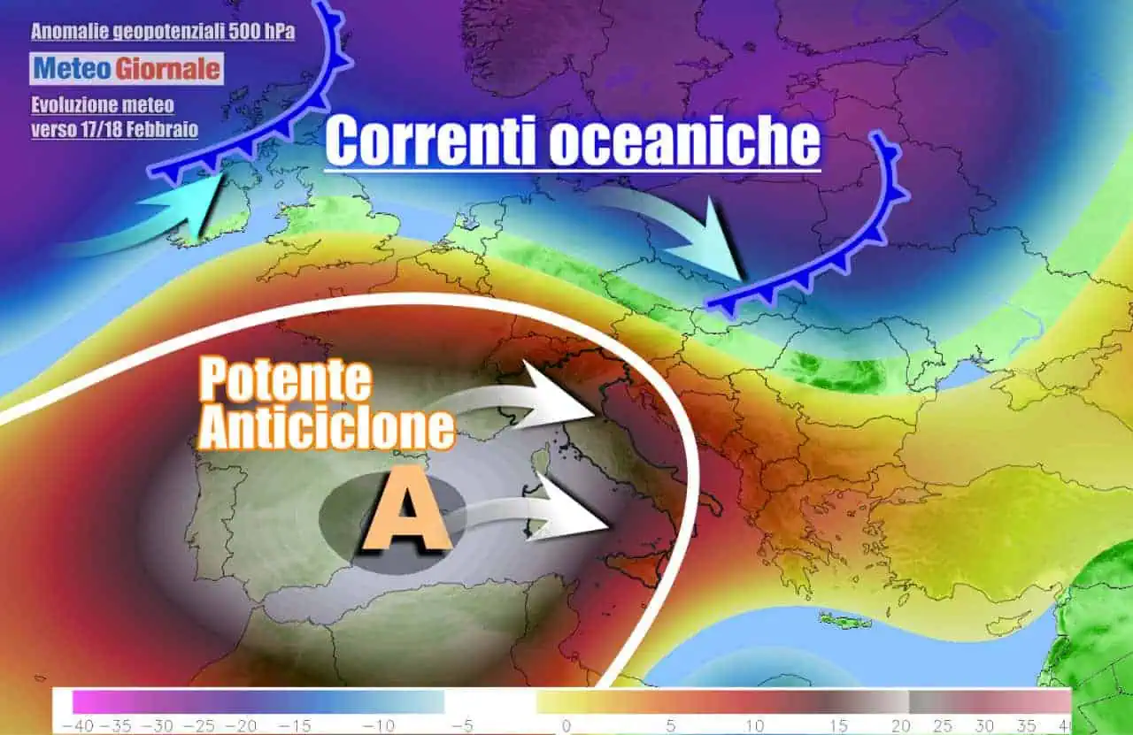 Meteo che si ripete, ancora anticiclone dopo la parentesi perturbata