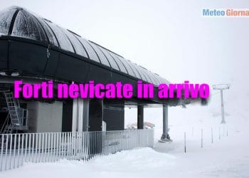 In arrivo forti nevicate