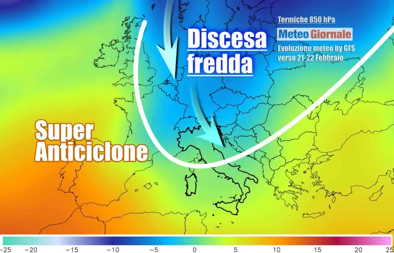 Cambia la tendenza per l'inizio della nuova settimana