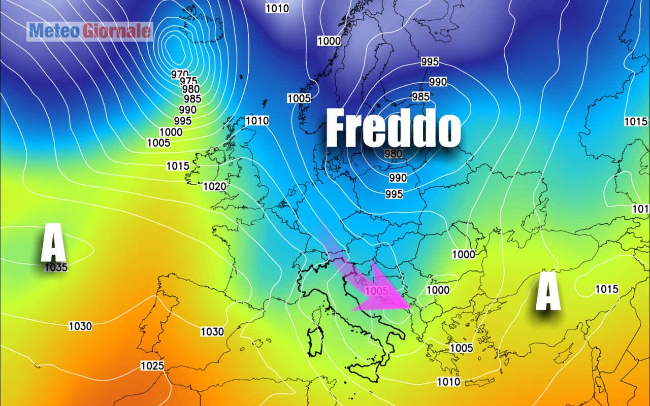 Il RIBALTONE meteo, con FREDDO improvviso, potrebbe essere dietro l'angolo