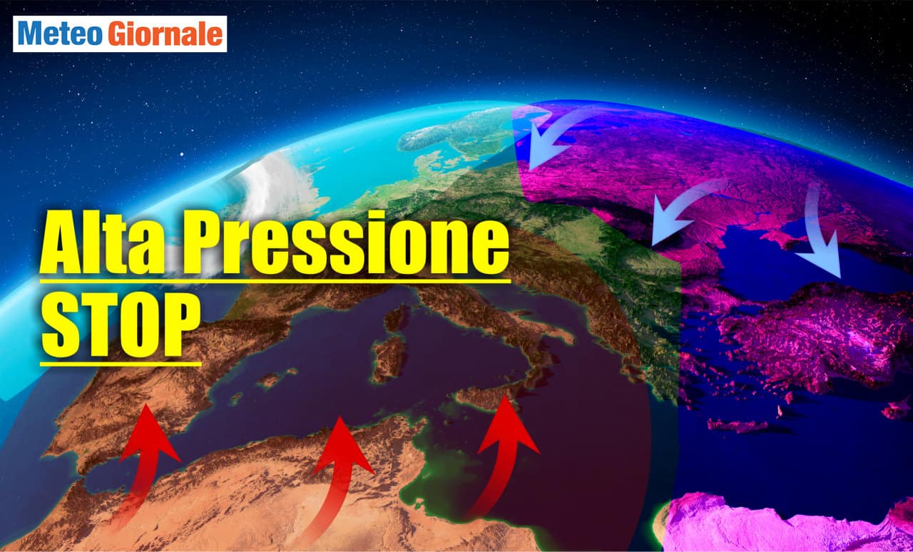 Meteo, l’Alta Pressione verso Stop: è sotto attacco dal gelo di Artico e Siberia