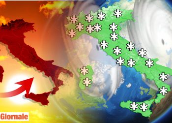 meteo estremo con rischio di sbalzi termici