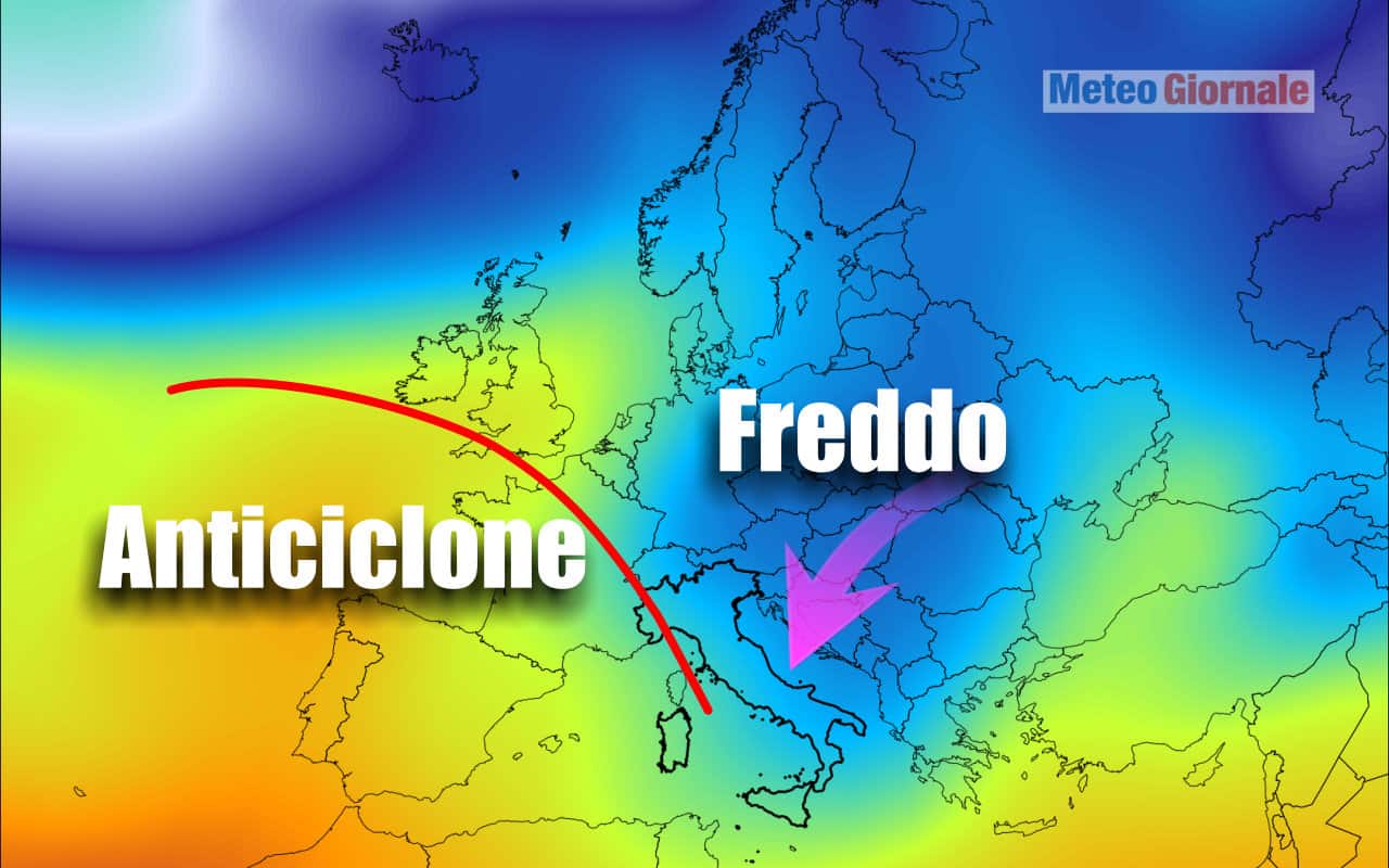 NOCCIOLO FREDDO a inizio settimana: meteo invernale, ecco dove
