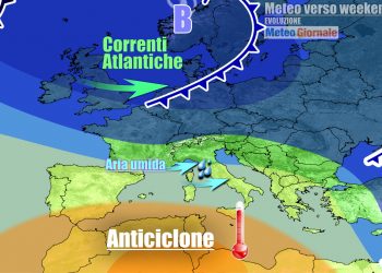Italia lambita da correnti umide in un contesto anticiclonico