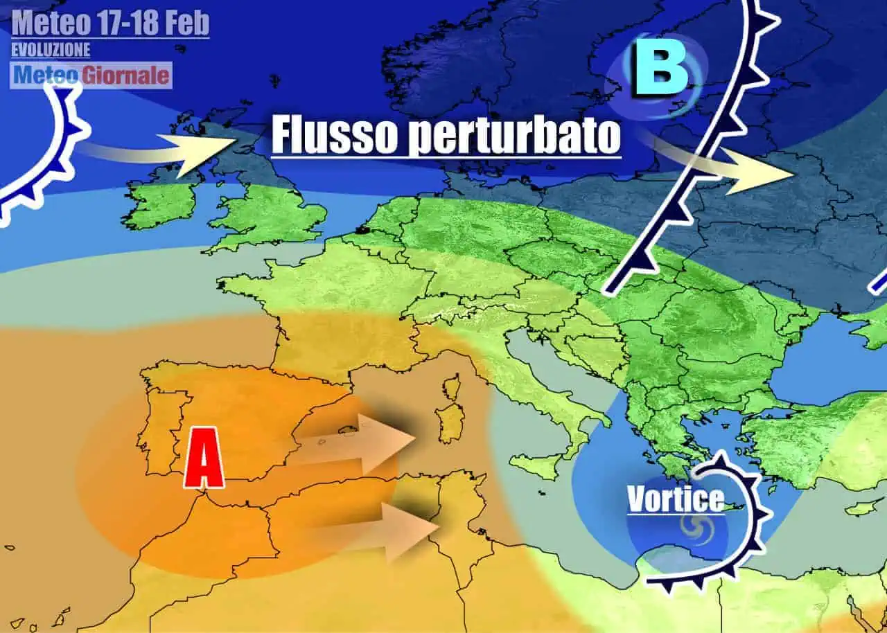 Meteo anticiclonico nei prossimi giorni