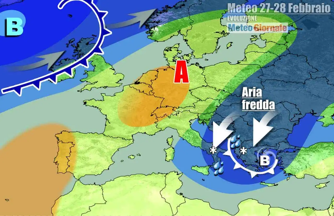 Fase invernale per l'Italia