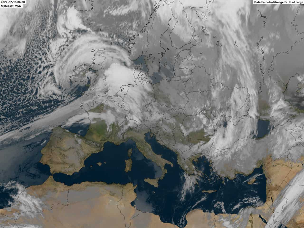 EUROPA del centro nord, è allarme meteo ROSSO per il peggior uragano degli ultimi trenta anni