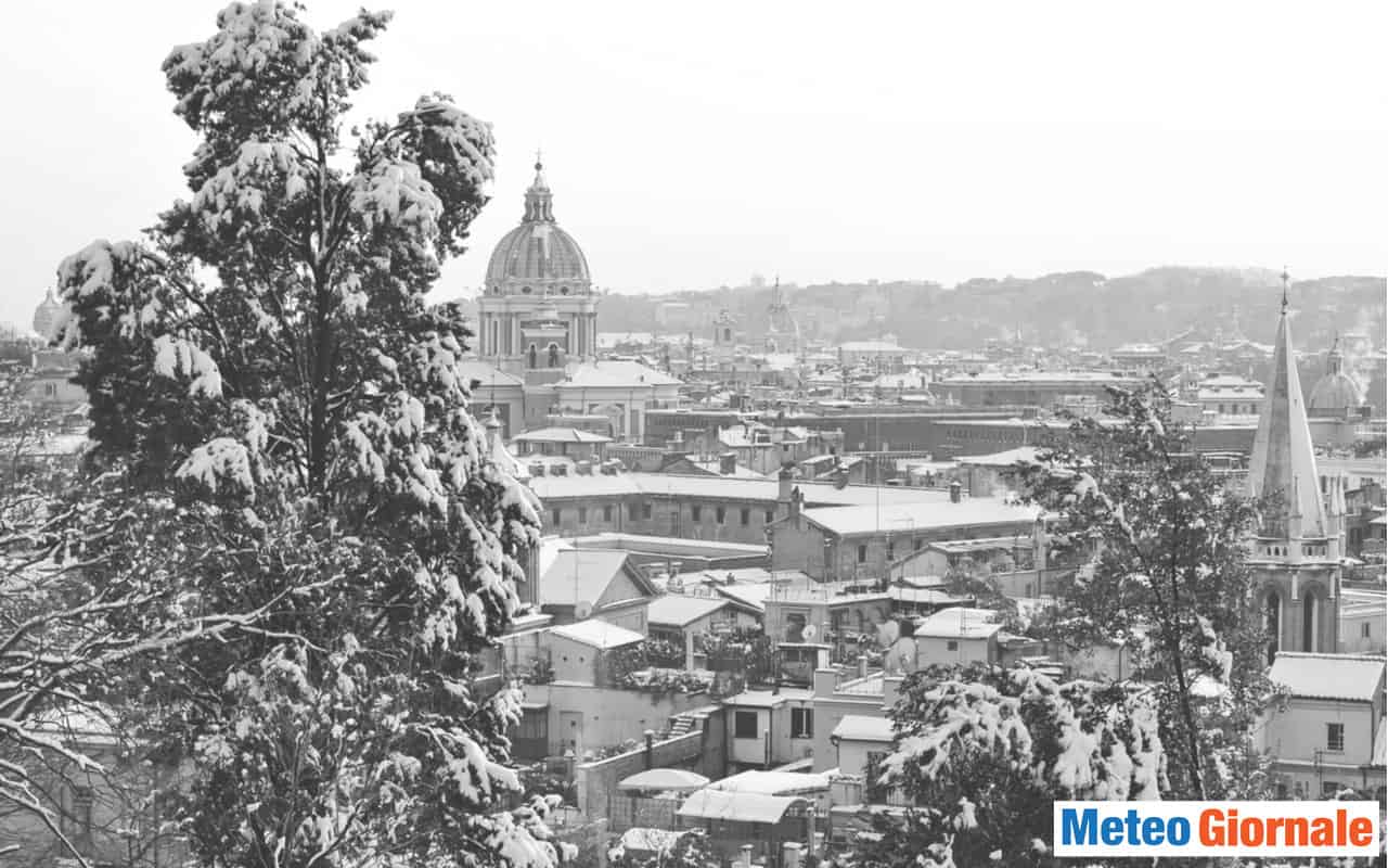 neve 1956 a roma e italia