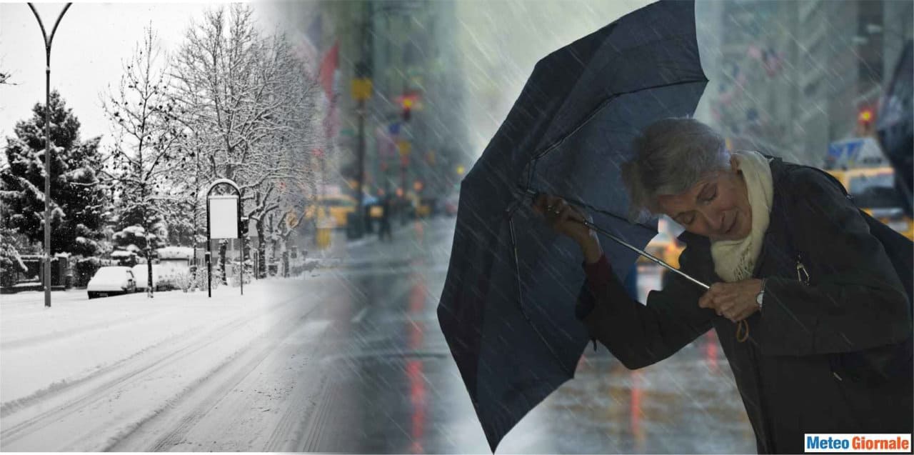 Arriva l'Inverno, vero: Meteo WEEKEND, cambia tutto, NEVE a quote basse, dettagli