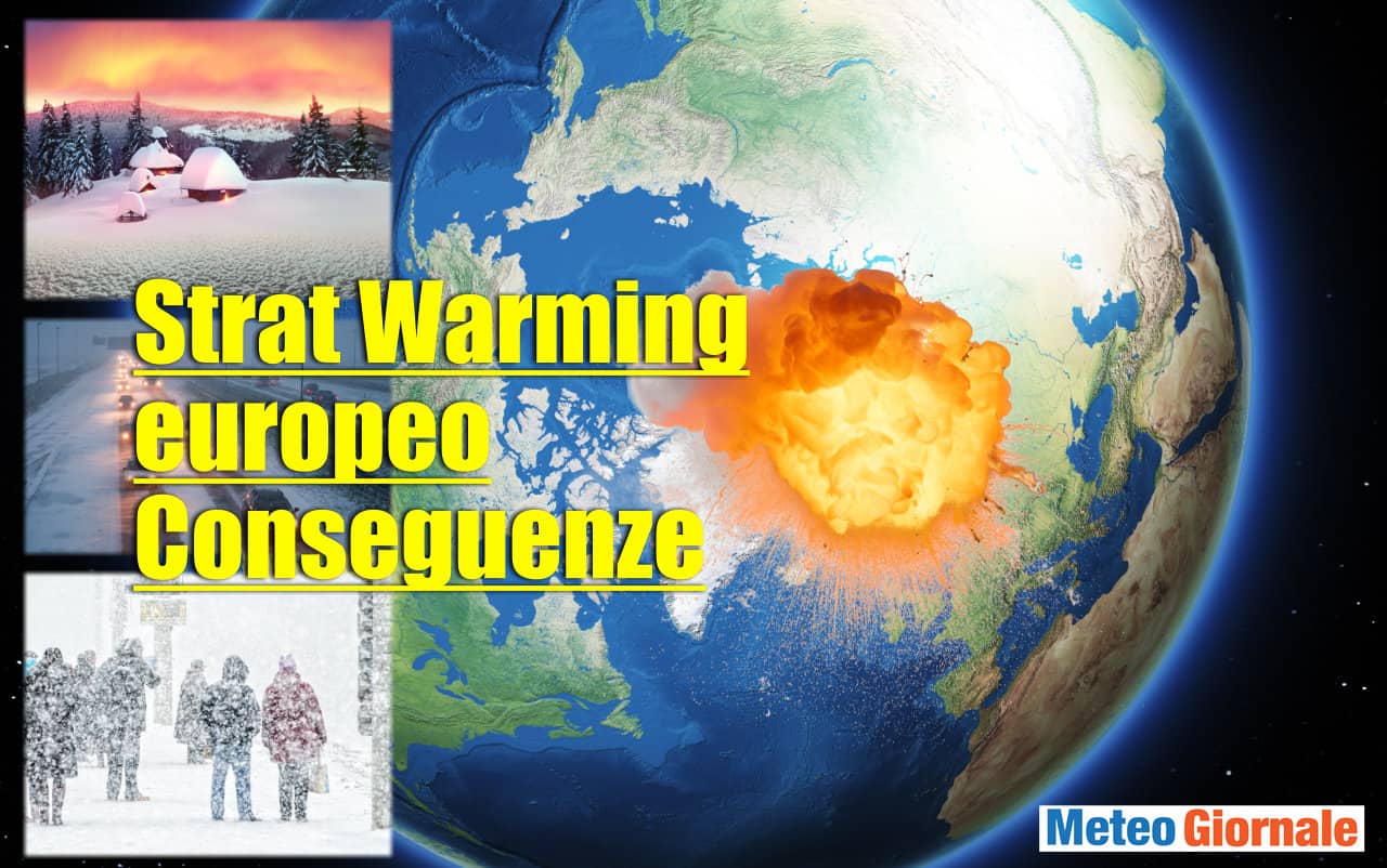 Novità dai Centri Meteo: STRAT WARMING favorevole per lo scatenarsi del Gelo dalla Siberia in Europa