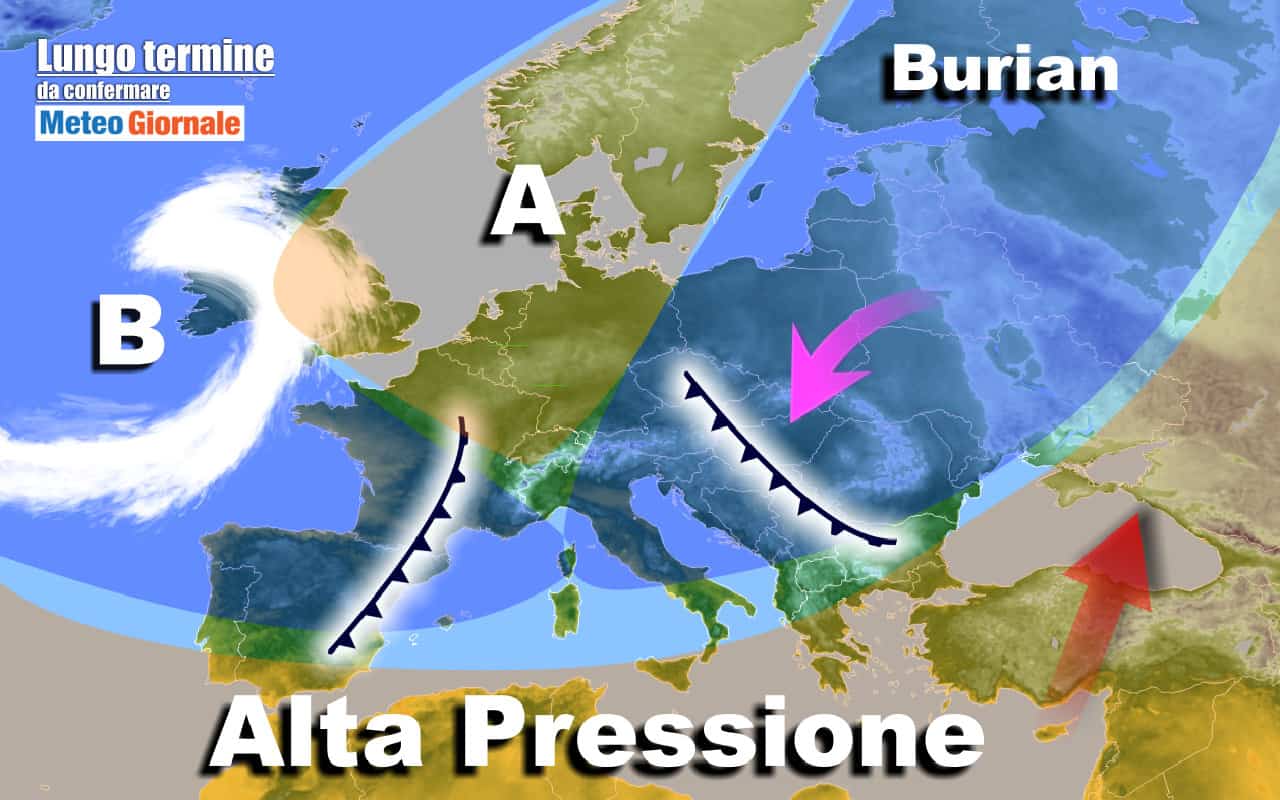 Meteo Italia al 22 Marzo: FREDDO poi PERTURBAZIONI. Alta Pressione comunque coriacea, non vuole estinguersi