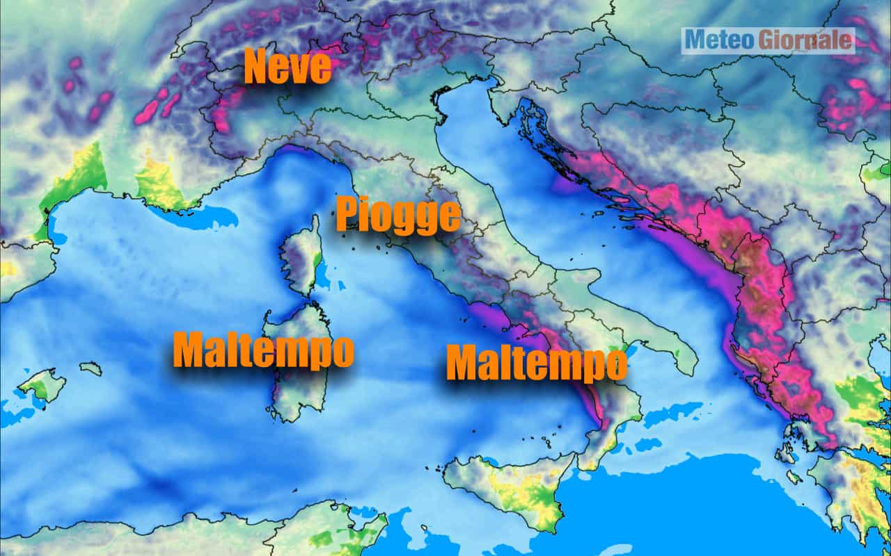Meteo da lupi, alle porte una Burrasca d'Inverno