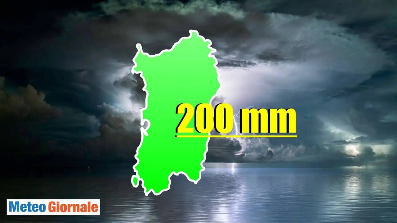 meteo sardegna piogge intense