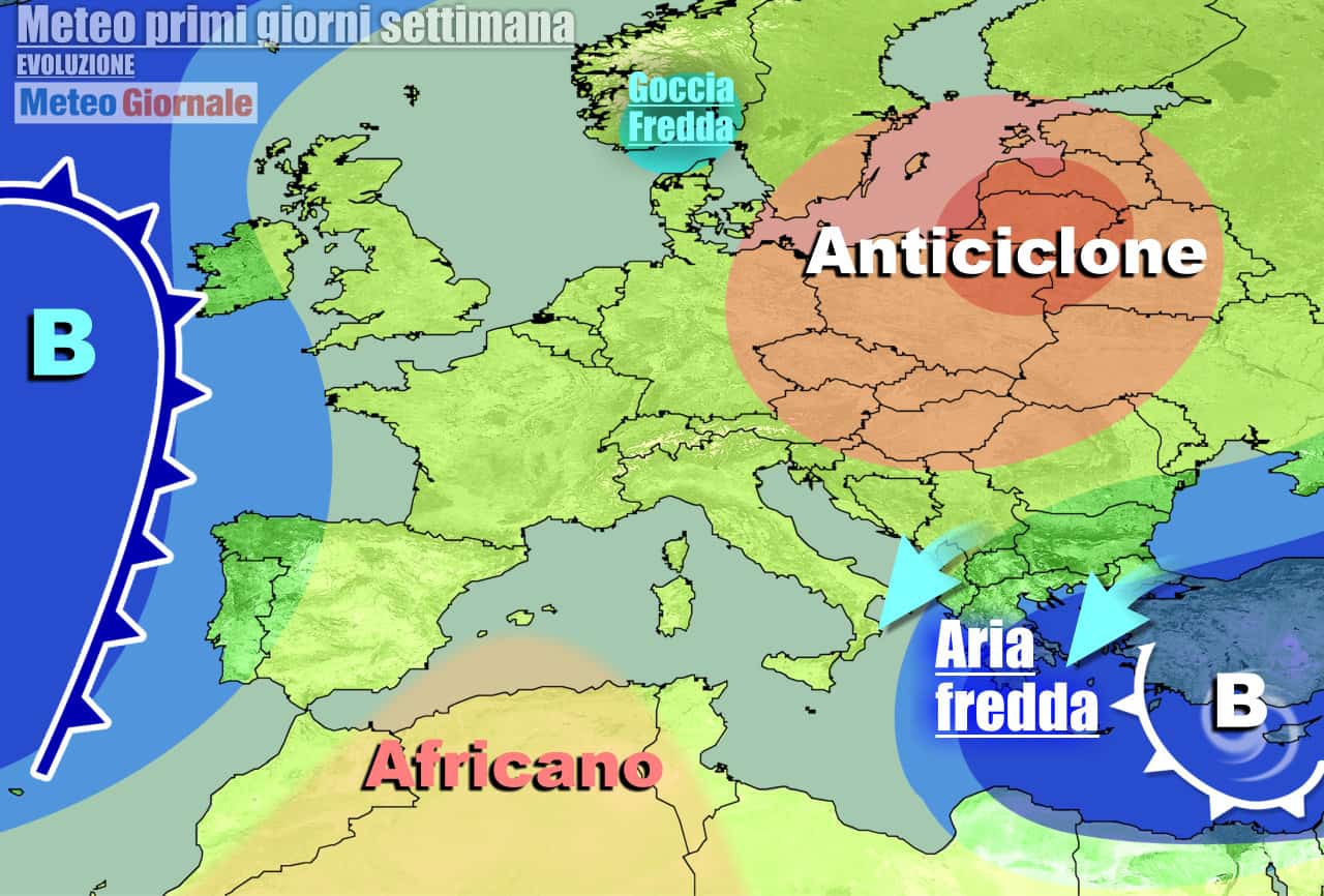 Meteo sino al 26 Marzo. INVERNO ad inizio settimana, poi arriva un'altra SVOLTA