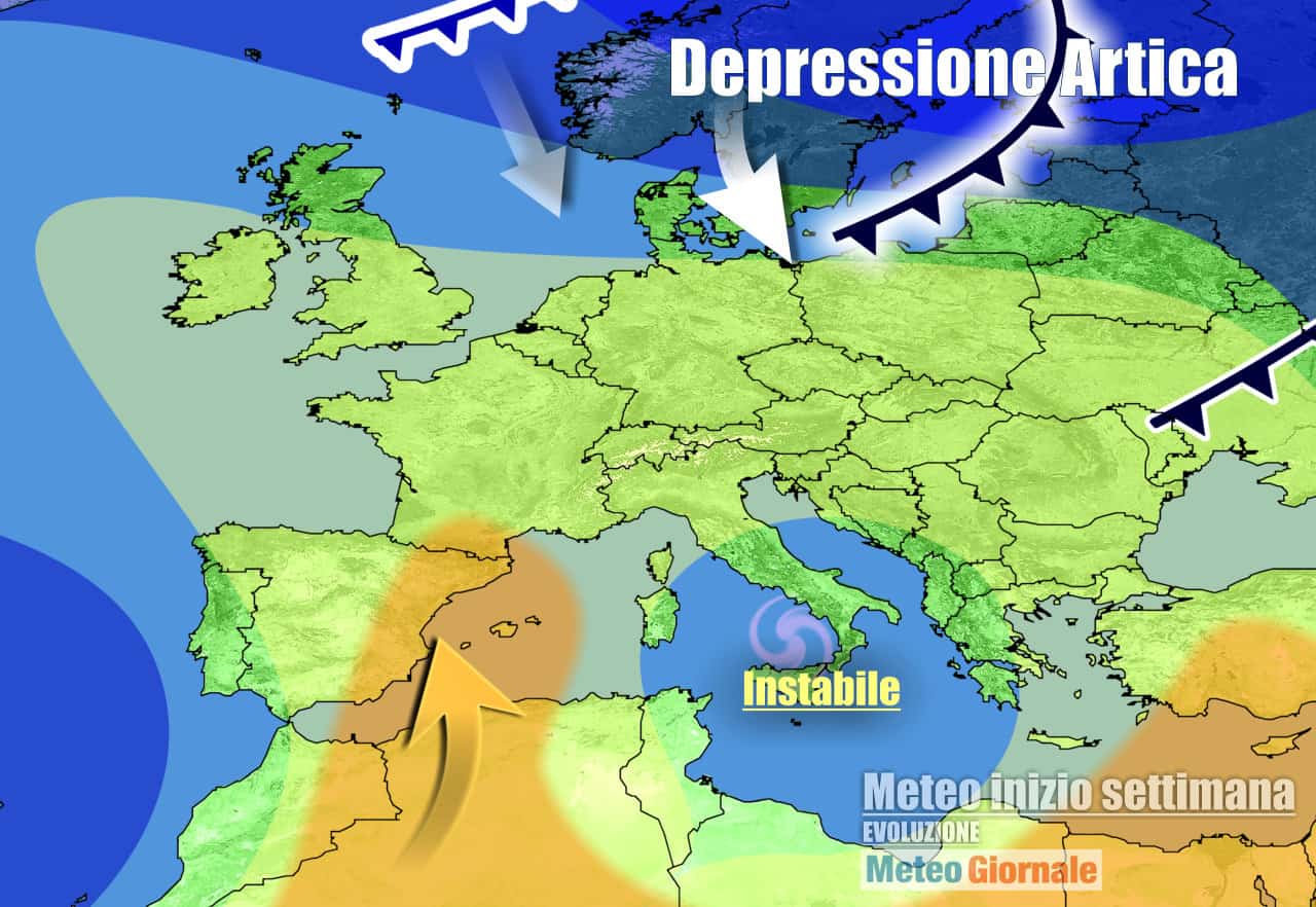 Meteo 7 Giorni. Tornano le VERE PIOGGE, la svolta sarà imponente