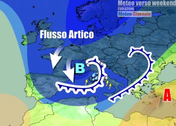 Weekend freddo e con neve a quote basse