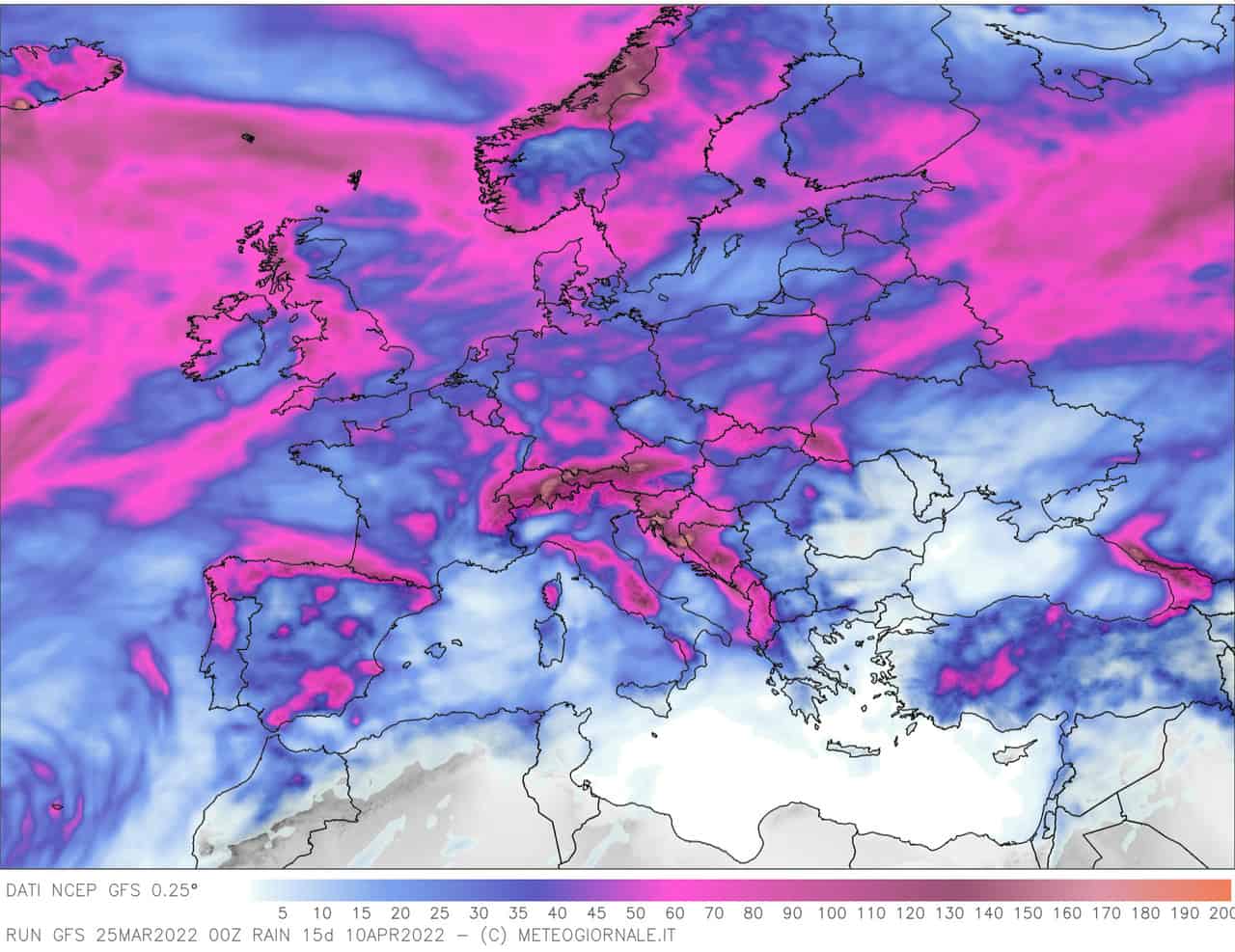 Meteo: tornano le piogge in Italia. Ma la siccità sarà difficile da colmare