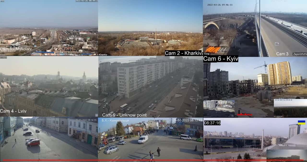 Webcam Ucraina. Un Paese in guerra. Diretta streaming da Kiev – Lviv – Kharkiv – Odessa