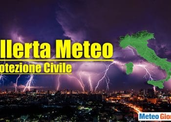 Allerta meteo Protezione Civile