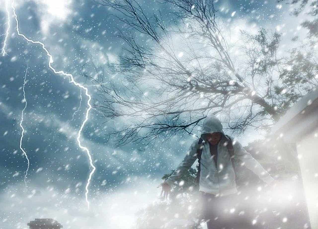 La neve d'Aprile è spesso spettacolare