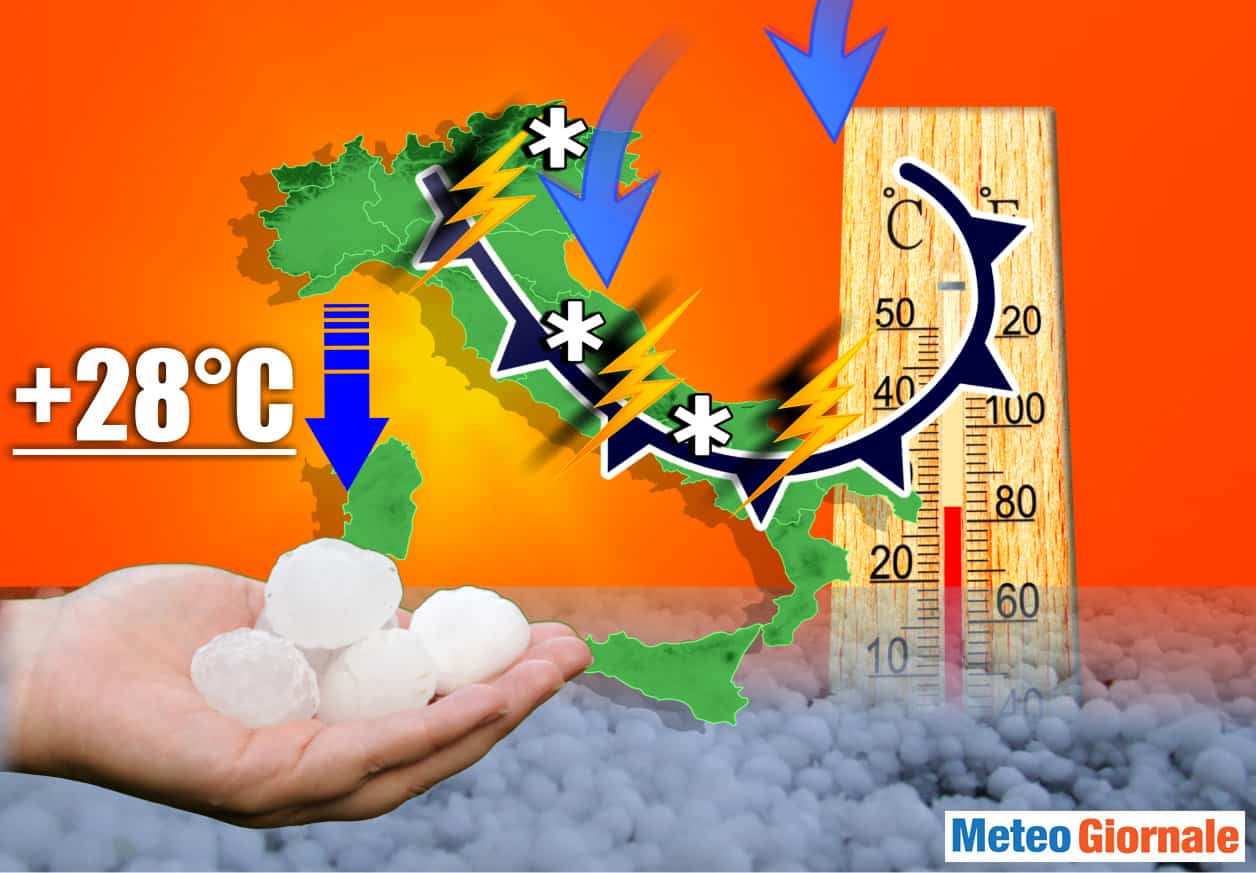 Meteo Pasqua e Pasquetta con crollo della temperatura sino 15 gradi