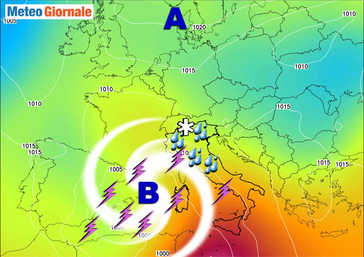 Meteo: arriva la PIOGGIA tanto attesa. SICCITA’ difficile da smorzare