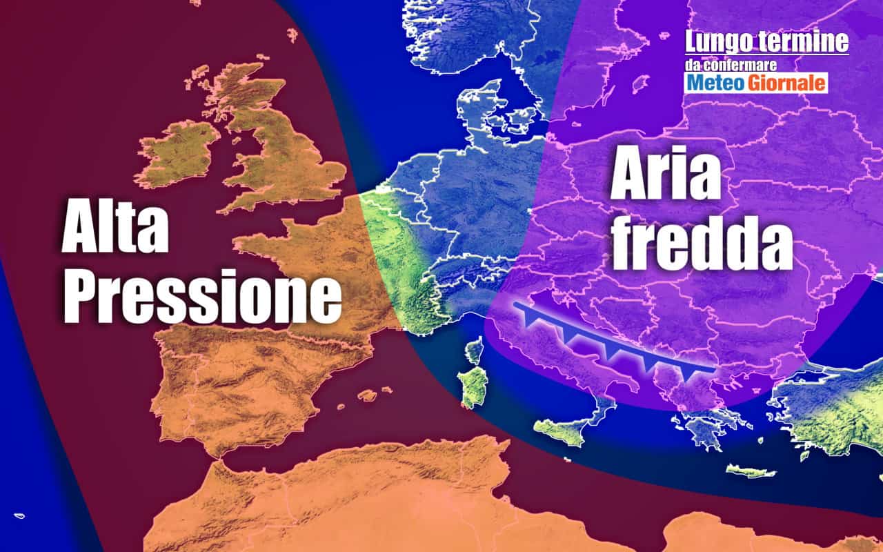 Meteo Italia al 27 aprile, Freddo da est