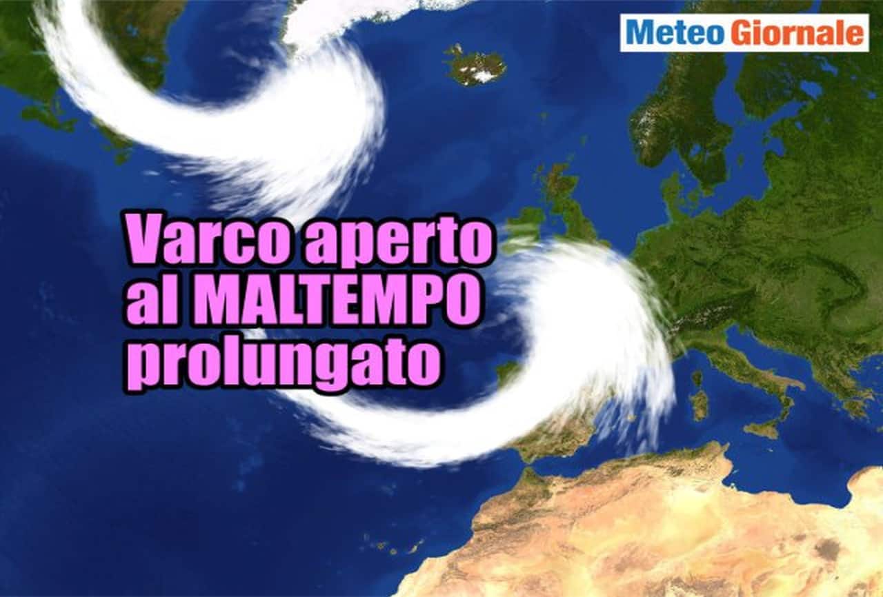 Meteo sino 25 Aprile: ecco la PORTA ATLANTICA che si apre, le conseguenze su ITALIA