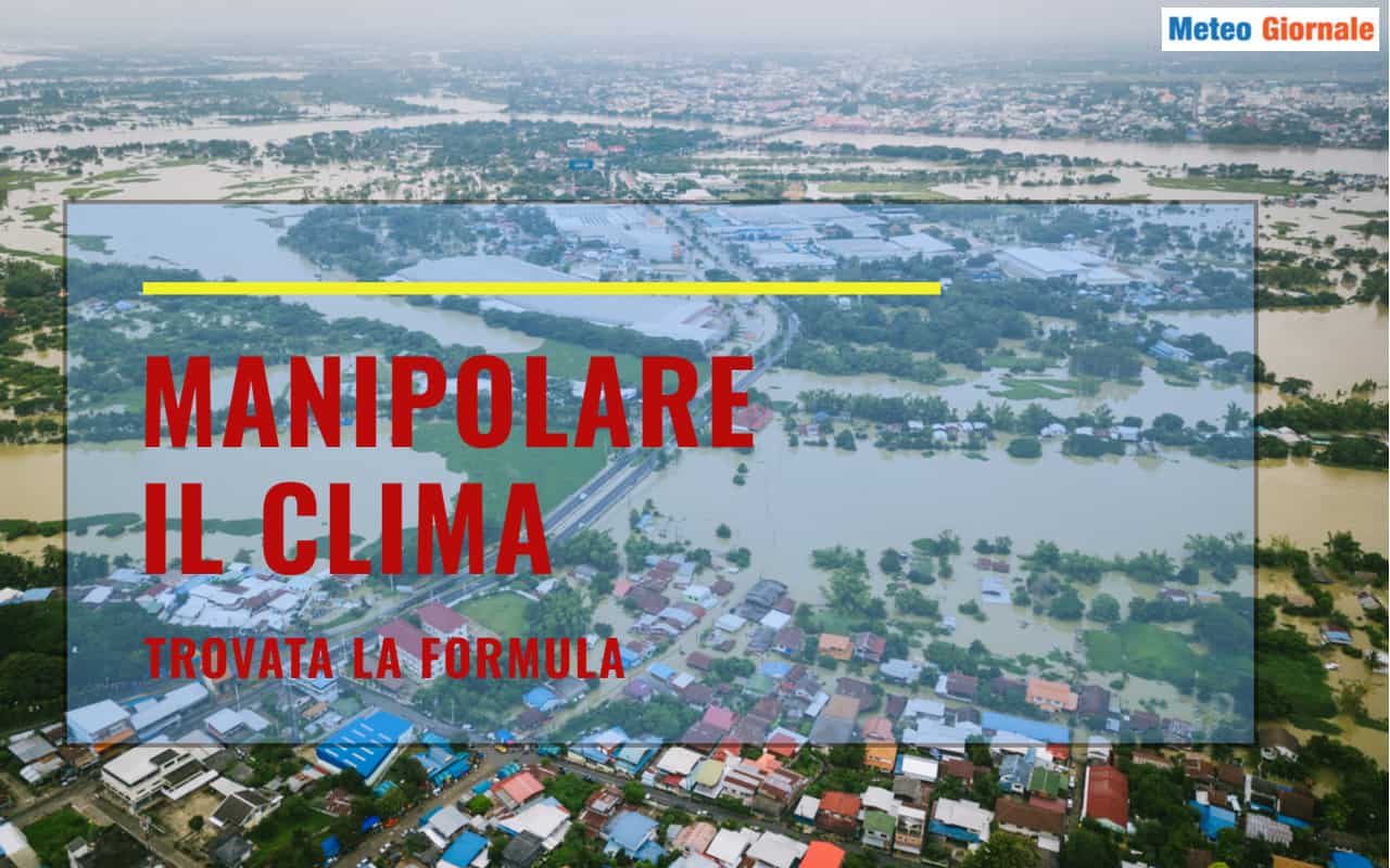 Controllo del Clima. Con un tasto, la scelta del meteo del giorno dopo. Novità sulla teoria "effetto farfalla"