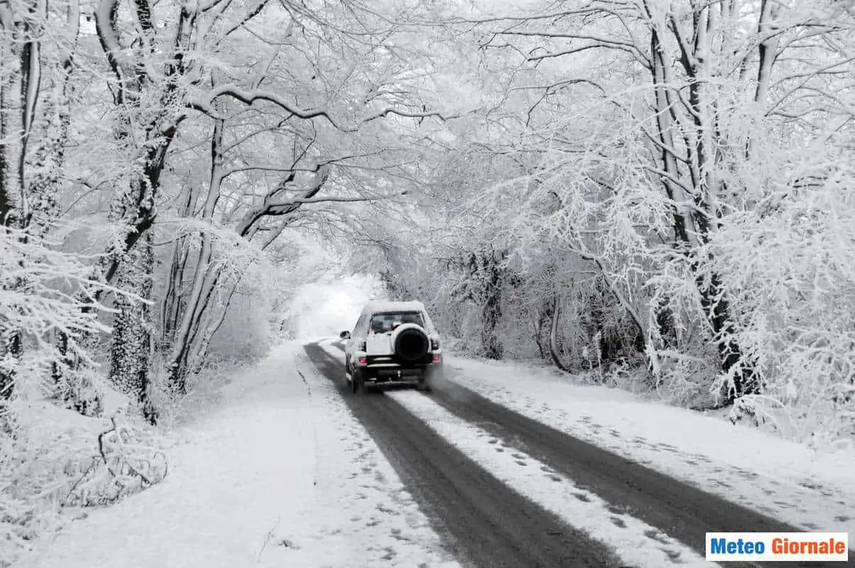 Meteo Sardegna: nevica sino 300 metri di quota
