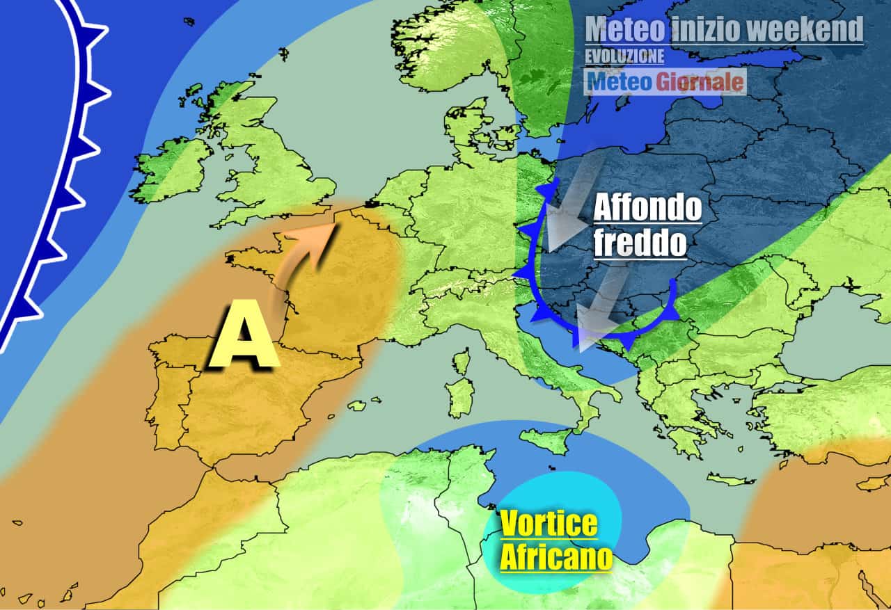 Meteo 7 Giorni: CALDO, poi CROLLO TERMICO nel weekend di Pasqua e Pasquetta