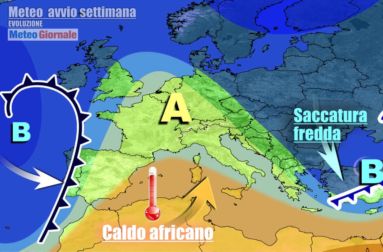 Meteo 7 Giorni: dal FREDDO all’ANTICICLONE AFRICANO, continue novità