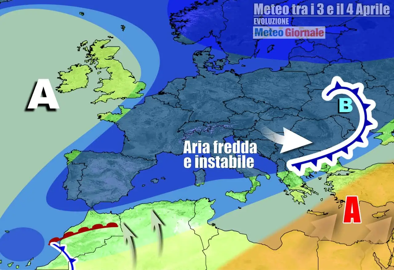 Colpo di coda invernale sino a domenica, poi cambiamento