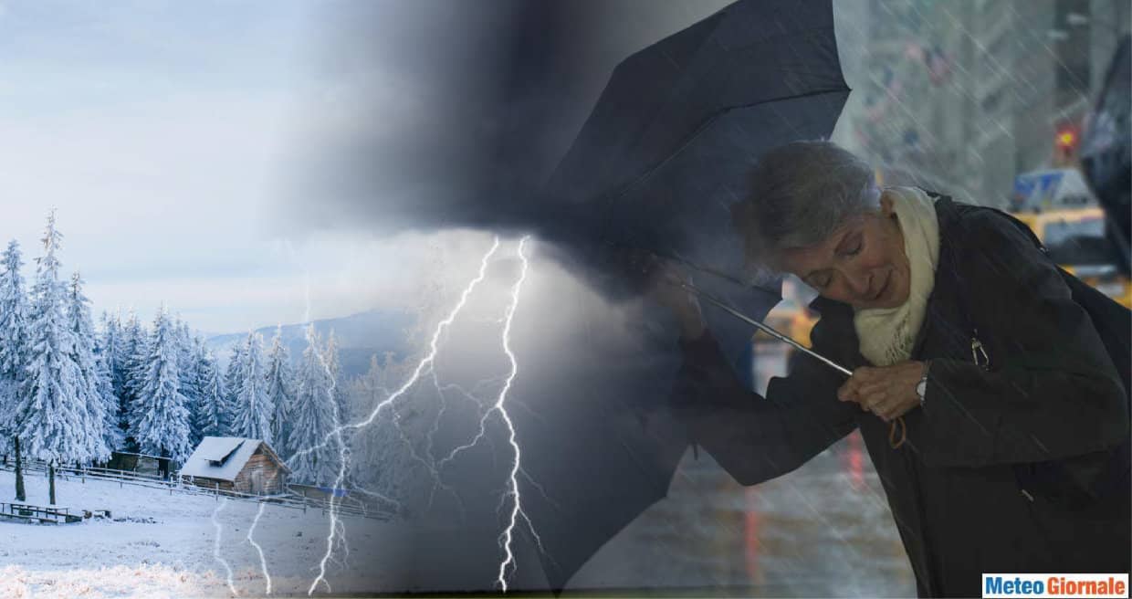 Improvviso freddo e nevicate si verificano in primavera