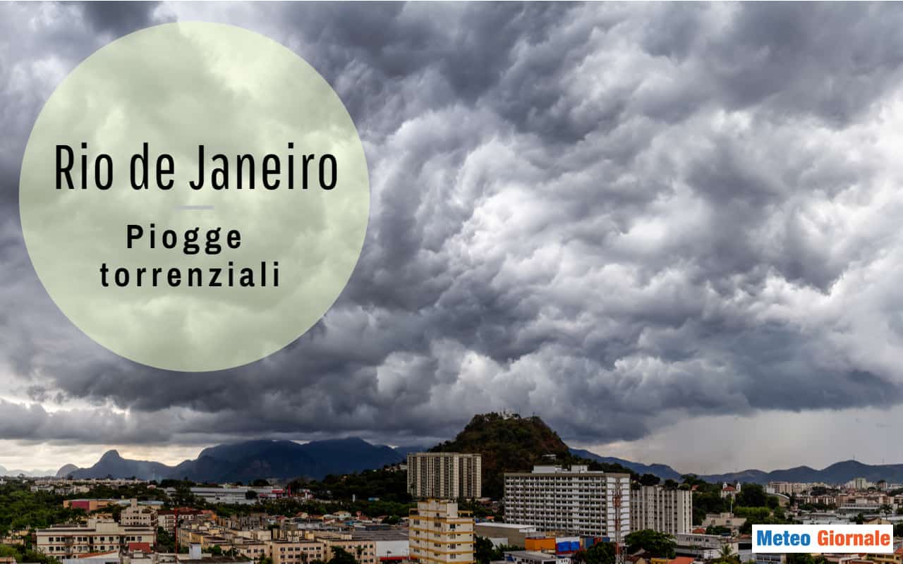 Regione di Rio de Janeiro, alluvione con punte di 800 millimetri di pioggia