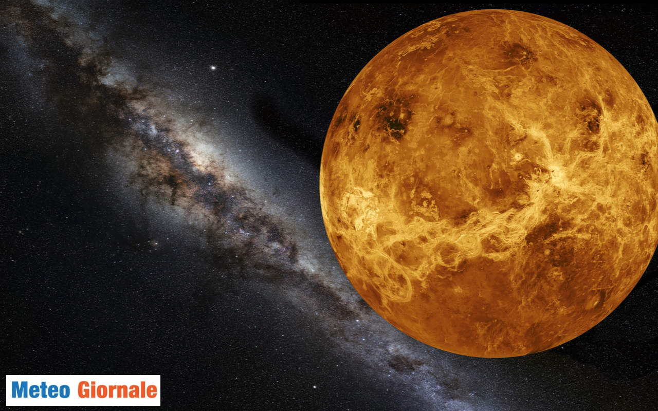 Venere afflitta dal venti sino a 360 km orari