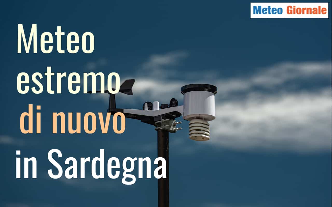 Meteo Sardegna regione spaccata in due
