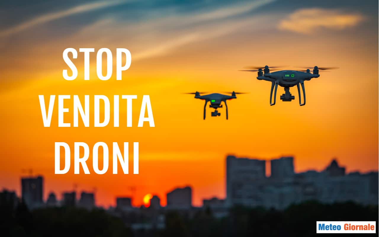 Stop alla vendita di droni