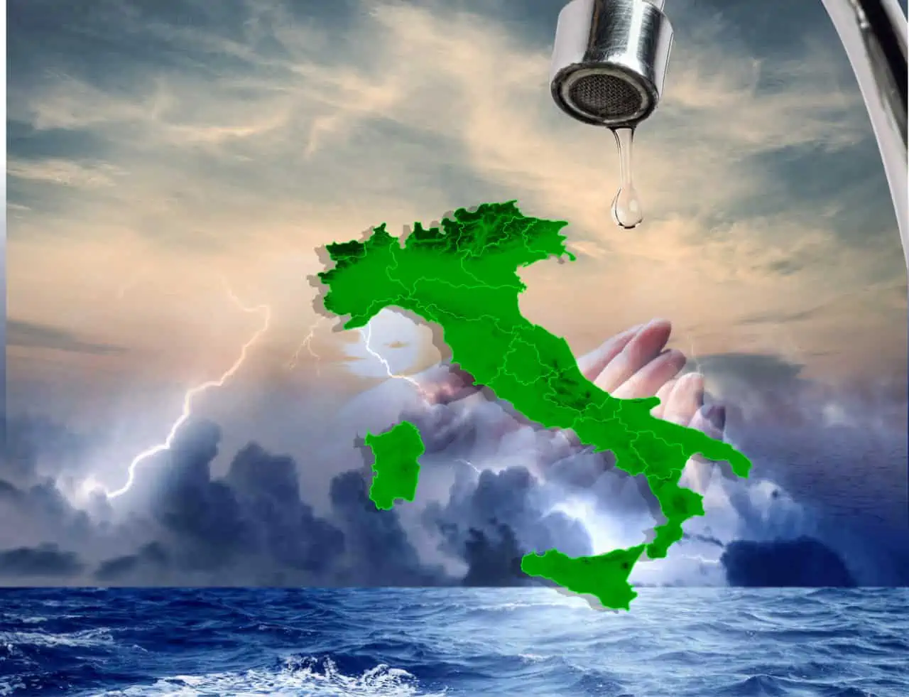 Piogge e temporali, ma ancora siccità