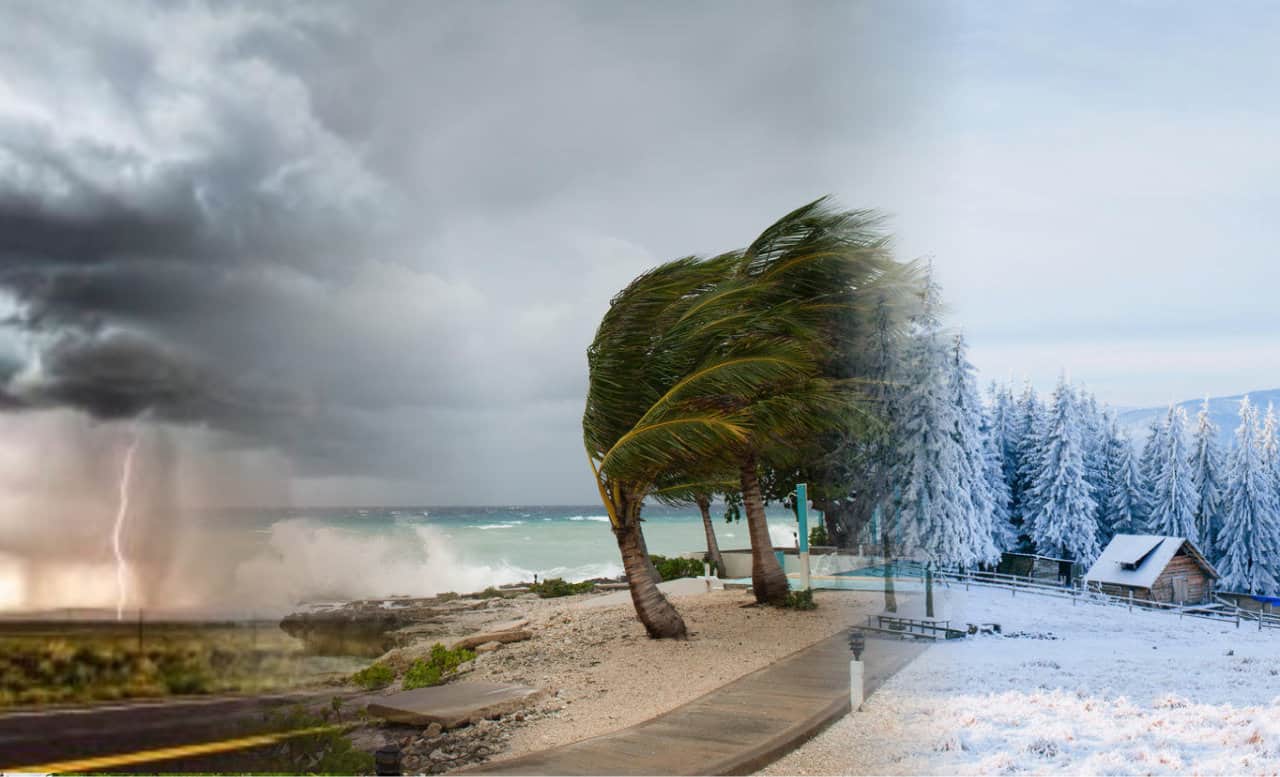 Meteo Weekend delle Palme: sferzata polare con TEMPORALI, GRANDINE, NEVE