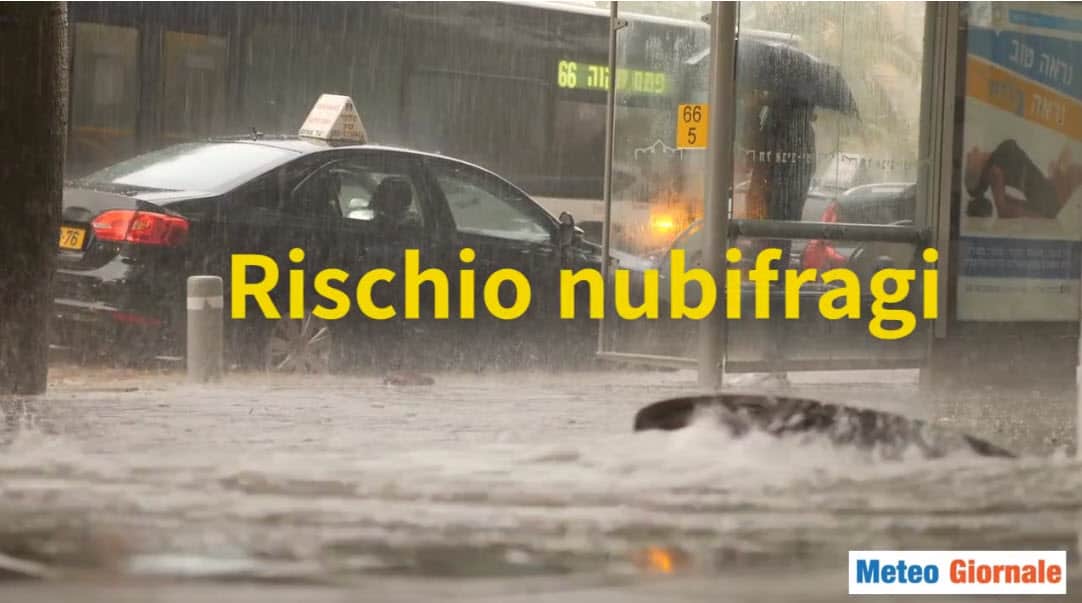 Meteo, un gran CAOS sotto l’effetto del CICLONE MEDITERRANEO: c’è rischio NUBIFRAGI e GRANDINE