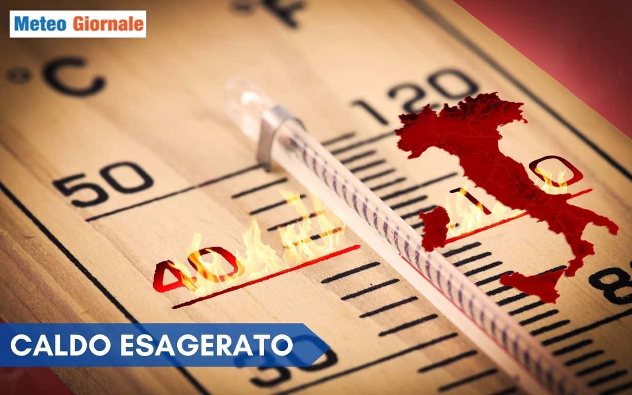 Meteo 15 giorni: dalla settimana prossima ondate di caldo con picchi estremi di 44 gradi
