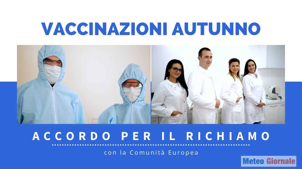 Pfizer e BioNTech e UE, accordo 4° richiamo vaccinazioni inizio Autunno 2 Pfizer e BioNTech e UE, accordo 4° richiamo vaccinazioni inizio Autunno
