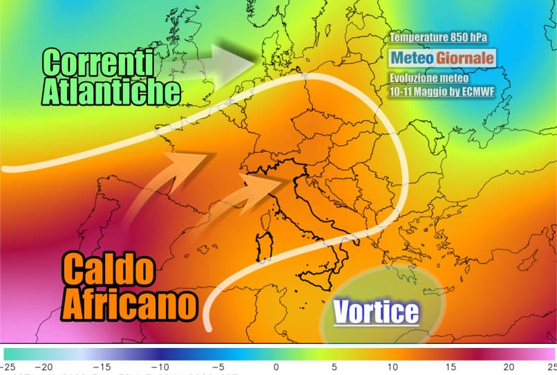 Meteo della prossima settimana con l'Anticiclone Africano. CALDO importante caldo africano meta maggio - Meteo della prossima settimana con l'Anticiclone Africano. CALDO importante